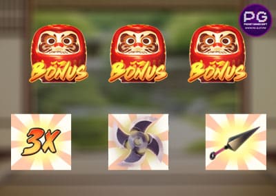 ฟีเจอร์ โบนัส Ninja Raccoon Frenzy